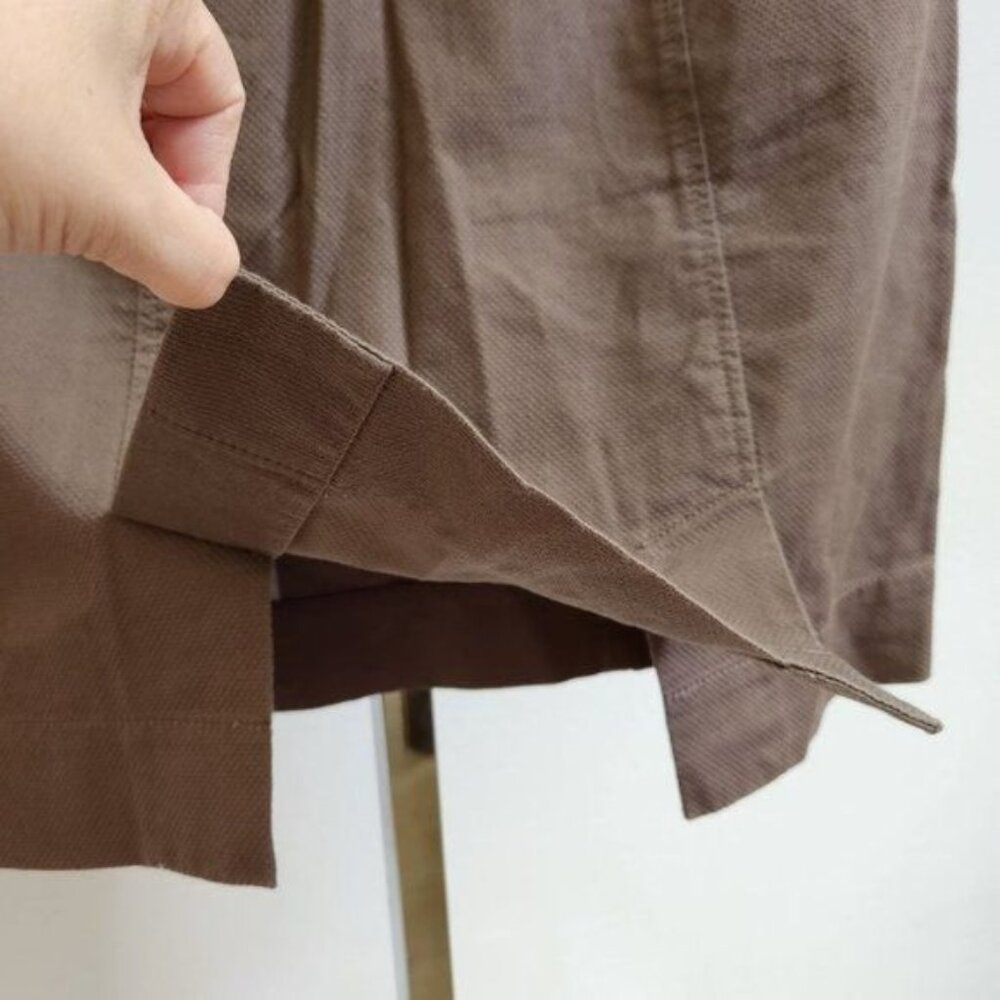 Ann Tylor Loft Brown Side Button Mini Skirt, size 4 - Picture 15 of 16